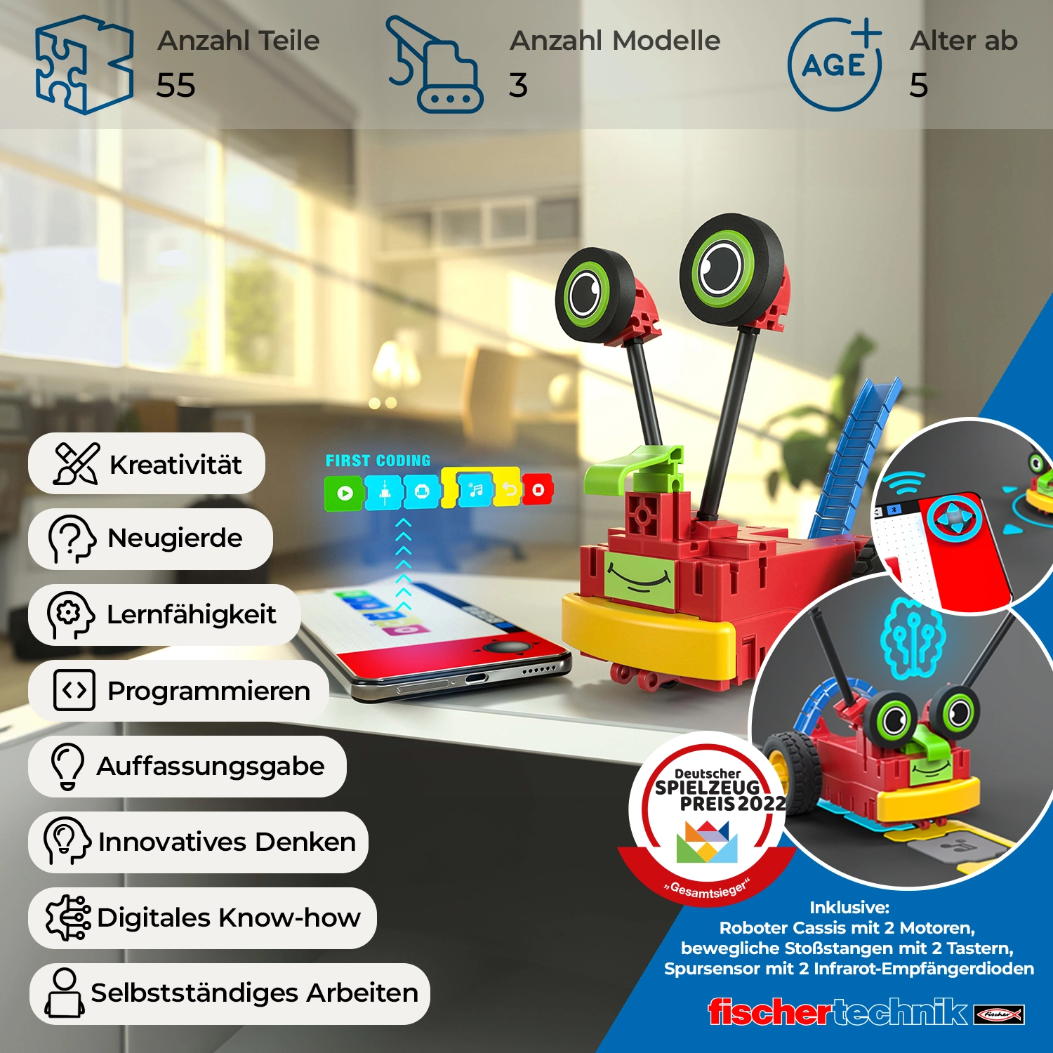 fischertechnik Early Coding / İlk Robotum